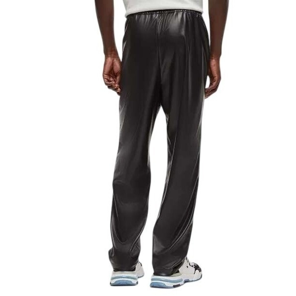 Mode of One Mens‎ Relaxed-Fit Faux Leather Pull-On Pants Black XL - Picture 2 of 6